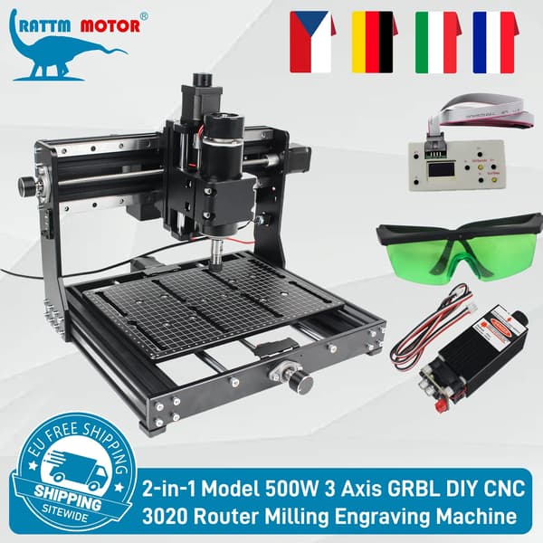 CNC Router, GRBL Controller, Alsidig Gravering,TILFØJ offline+2.5w Laser