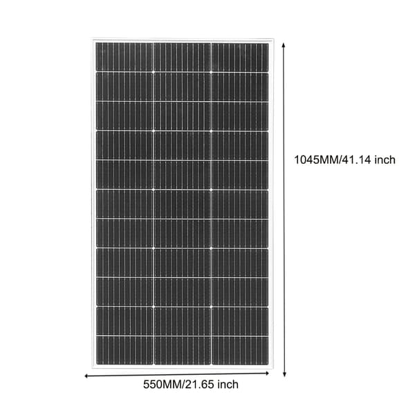 Solpanel, Hög Effektivitet, Hållbar Väderbeständig Design,18.15V 120W