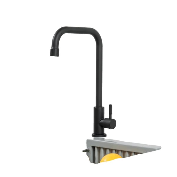 Køkkenarmatur, Rustfrit Stål, 360° Rotation,G3/8, sort