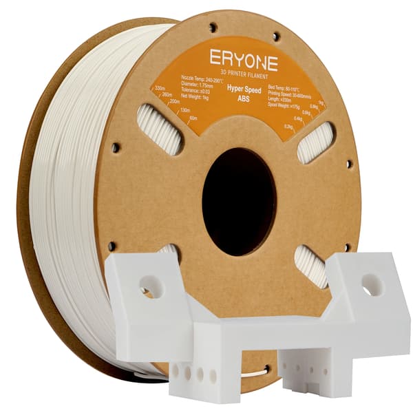 3D-printer filament, ABS-materiale, højhastighedsydelse,Hvid