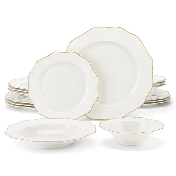 Servisset, Mångsidigt 16/32-delar, Högkvalitativt Keramiskt Material,16-BITAR