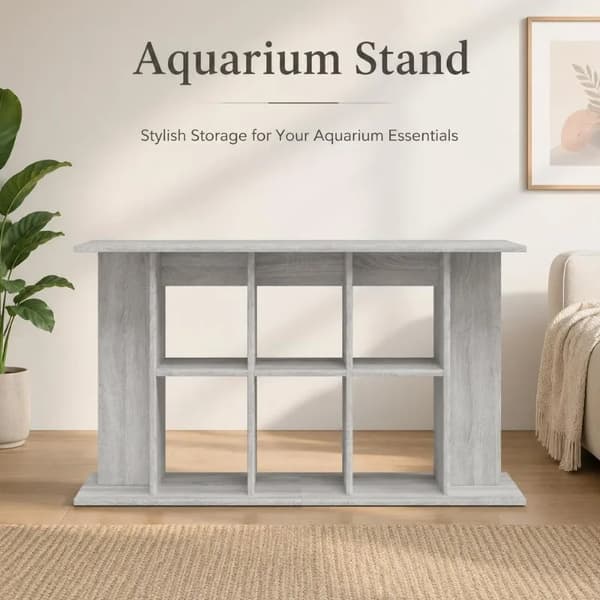 Akvariumställning, Hållbart konstruerat trä, Modern minimalistisk design,Gris