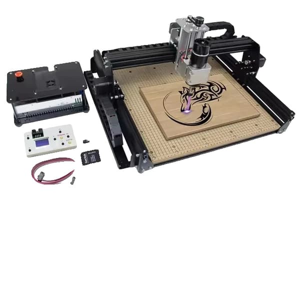 CNC-fräsmaskin, 500W spindel, offline-kontroller,Ingen laser-a, Normal kontrollenhet