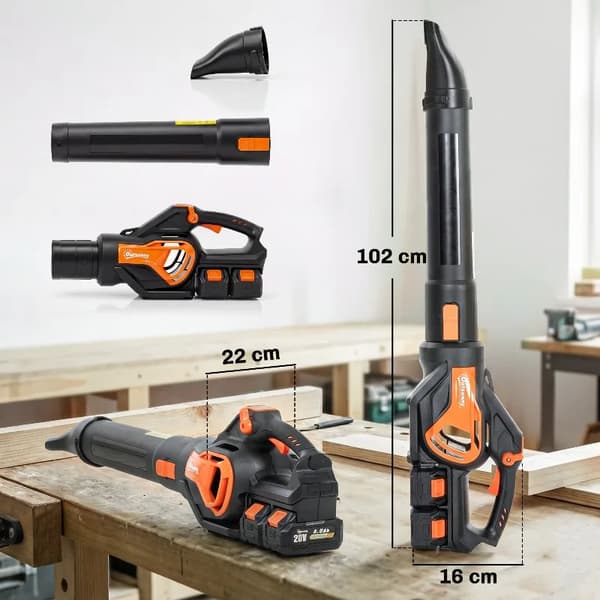 Sladdlös lövblås, hög luftflödeshastighet, lätt design,T1003-01-17635