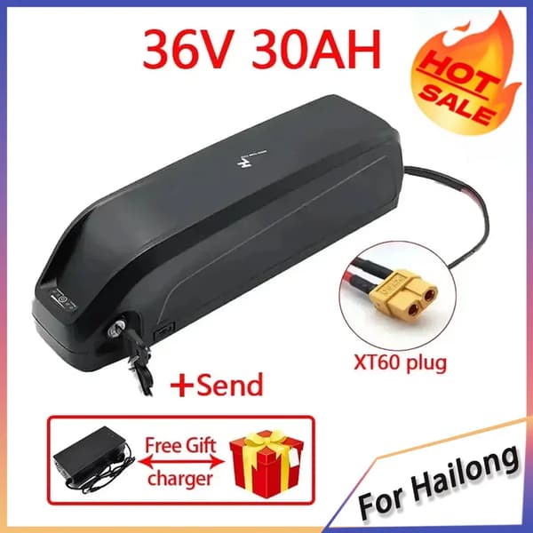 Strøm Batteri, 36V-48V, 20AH Kapacitet,36V-c, XT60-36V-30AH