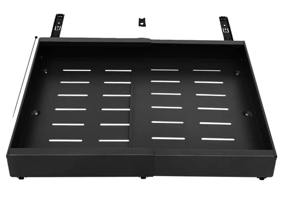 Organizer, teleskopisk design, multifunktionel opbevaring,sort