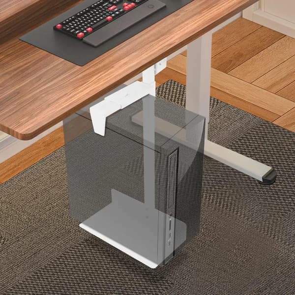 PC-hållare, platsbesparande design, robust konstruktion,VIT