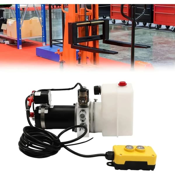 Hydraulisk Pump, Fjärrkontroll, 12 Volt DC,EU, 12V
