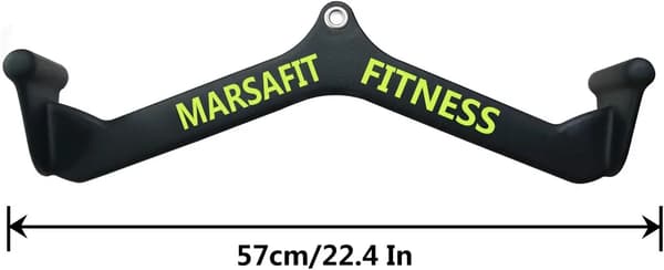 Lat Pulldown Bar, Tungt Stål, Halkfri Gummigrepp,BT03