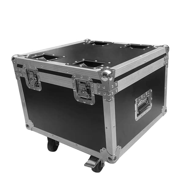 Flight Case til 100W Beam Moving Head Lygter, Holdbar Beskyttelse, Nem Transport,Sort