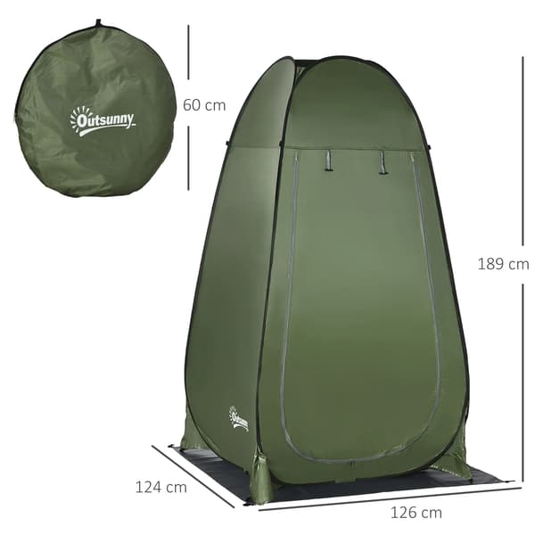 Campingtält, Pop-Up Design, UV-Skydd, grön