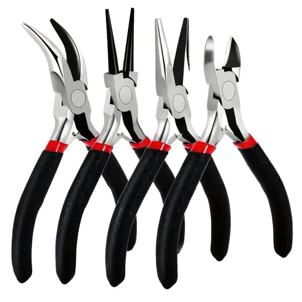 Smyckestänger, Precisionstips, Ergonomisk Design,4PC