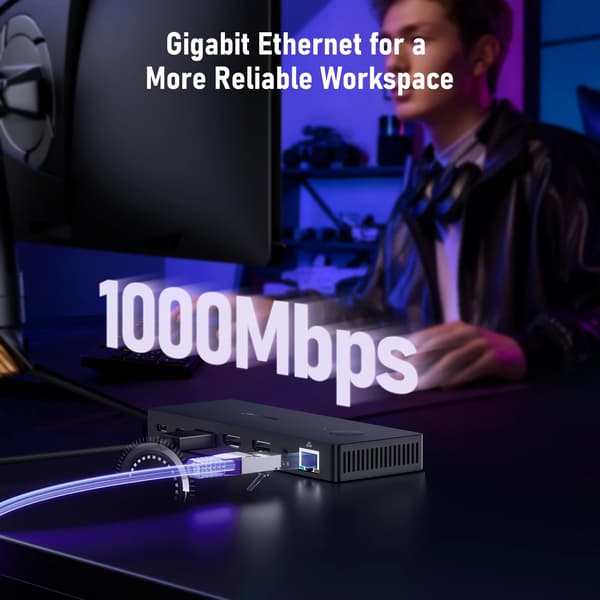 USB Hub, 13 porte, 4K video output,13 IN 1