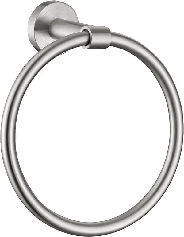 Håndklædeholder, Rustfrit Stål, Moderne Design,MJH-nikkel