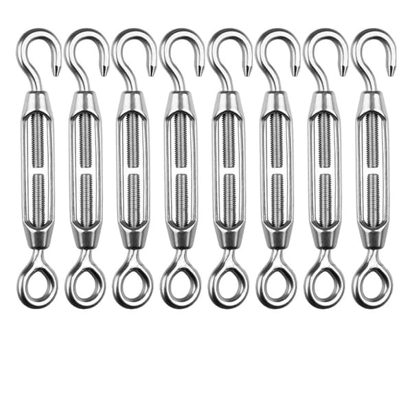 Skruetvinge, Rustfrit Stål, Justerbar Spænding,10PCS-b, M4