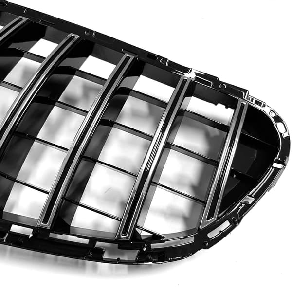 Frontbumpergrill, GT Racing Design, Kompatibilitet med Mercedes E-Klasse,sort