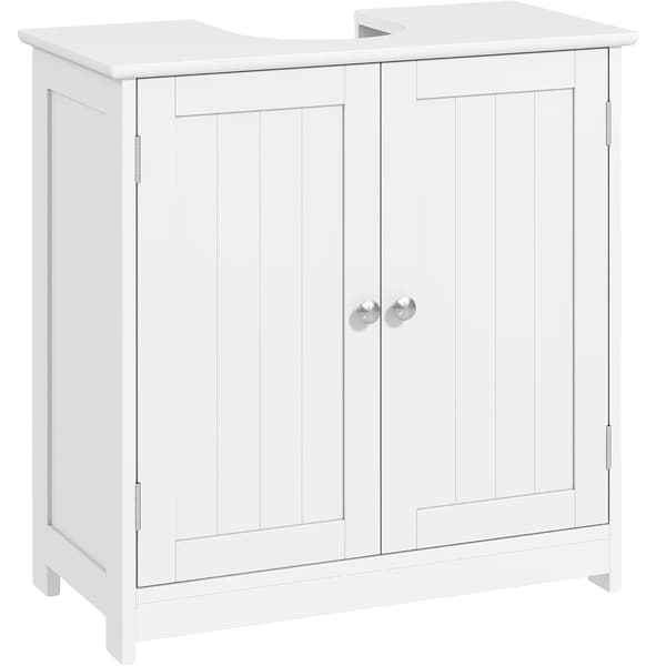 Badeværelsesskab, Pladsbesparende Design, Nem Vedligeholdelse,HVID