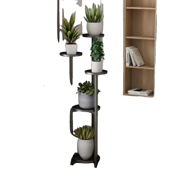 Plantebord, Multi-Niveau Design, Moderne Minimalistisk Æstetik,sort