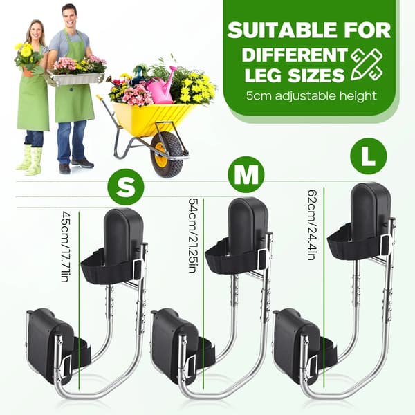 Knästöd, Ergonomisk Design, Bärbart Stöd, storlek justerbar