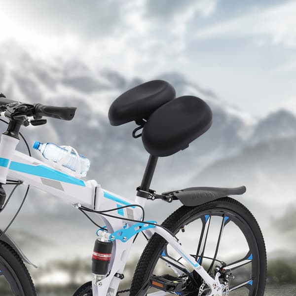 Cykelsadel, Ergonomisk Design, Stötdämpning,svart