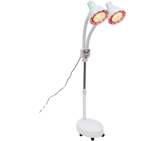 Infraröd Lampa, Dubbelhuvuddesign, Justerbar Timer,VIT