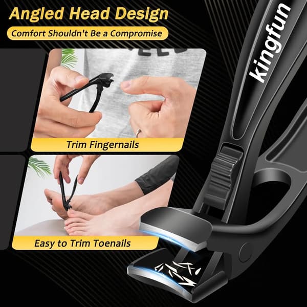 Negleklippere, Ergonomisk Design, Kraftig Ydeevne,5PCS Negleklipper
