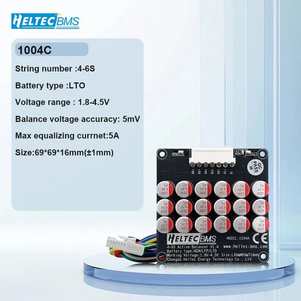 Aktiv Balancer, Spændingsdisplay, Energioverførselsudligner,1004C