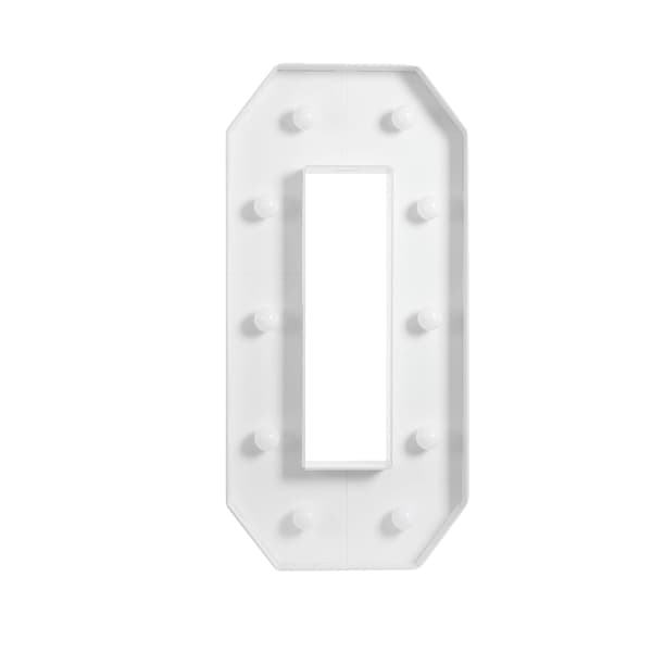 Lysende Nummer Dekoration, Gulvstående, Energi Effektive LED,0