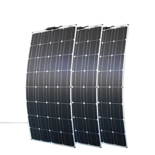 Flexibel solpanel, 200W effektutgång, inkluderad 12V/24V kontrollenhet, 300w solpanel