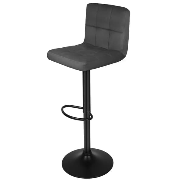 Barstol, Höjdjusterbar, Modern Design,MÖRKT GRÅ