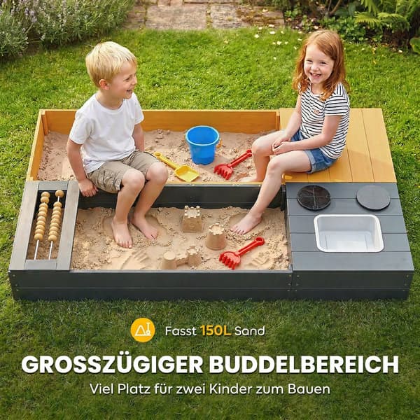 Sandlåda, Multifunktionellt Lekområde, Flexibel Layout,Leksak Sandlåda/Sandpit