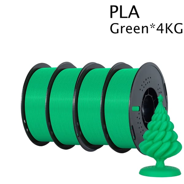 PLA Material, Fast Form, Mångsidig Kompatibilitet,4KG PLA Grön