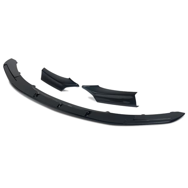 Front Splitter, Aerodynamisk Design, Direkte Montering,Glans Sort