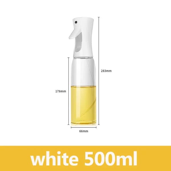 Oljeflaska, Livsmedelsklassat Material, Precis Oljekontroll,500ml vit