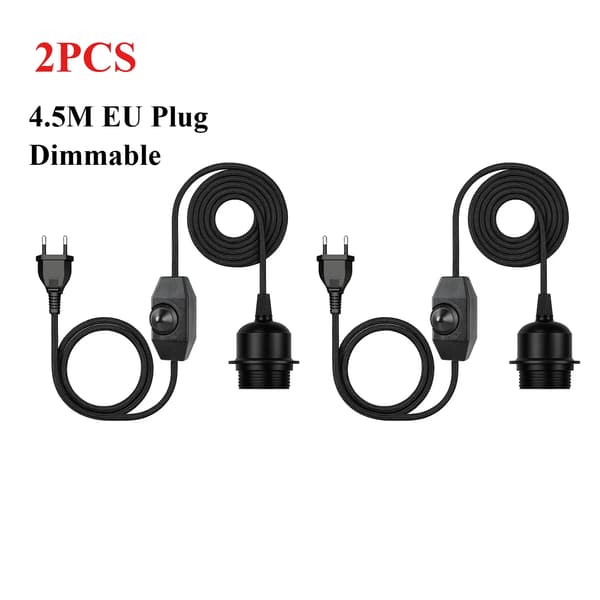 Pendellampa, E27-sockel, Touch On/Off-brytare,2PCS DIM Switch
