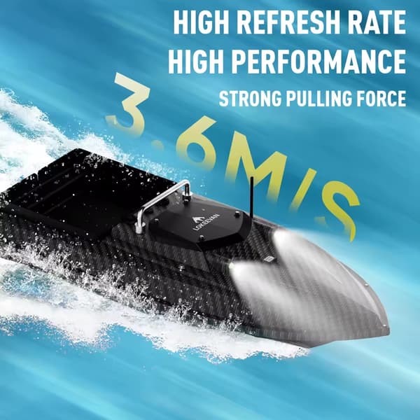 Bait Boat, GPS Navigation, Dual Motor Performance,GPS+46800mAh