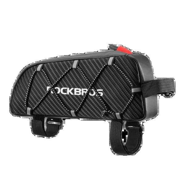 Cykelrammetaske, Stor Kapacitet, Vandafvisende,039BK, 0.9L-a