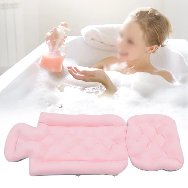 Badkudde, Halkfri Design, Andningsbart Material,Rosa