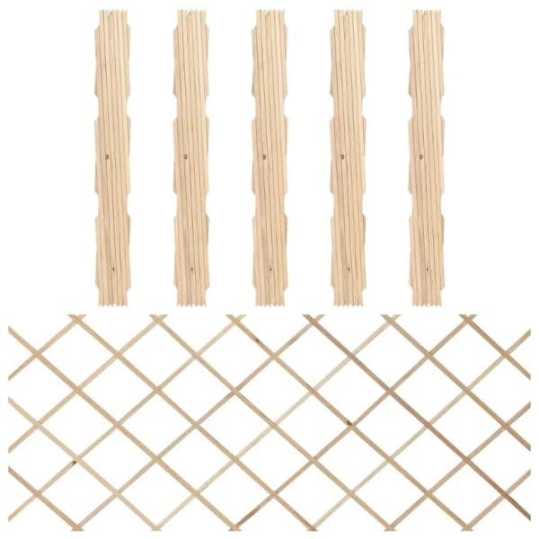 Havebald, Solid Fyrretræ, Udvidelig Design,hær grøn