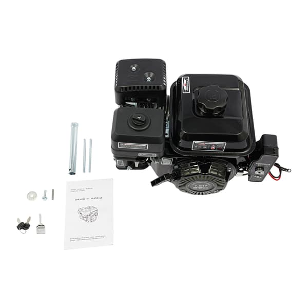 Benzinmotor, 7,5 HK, 210 cc slagvolumen,sort