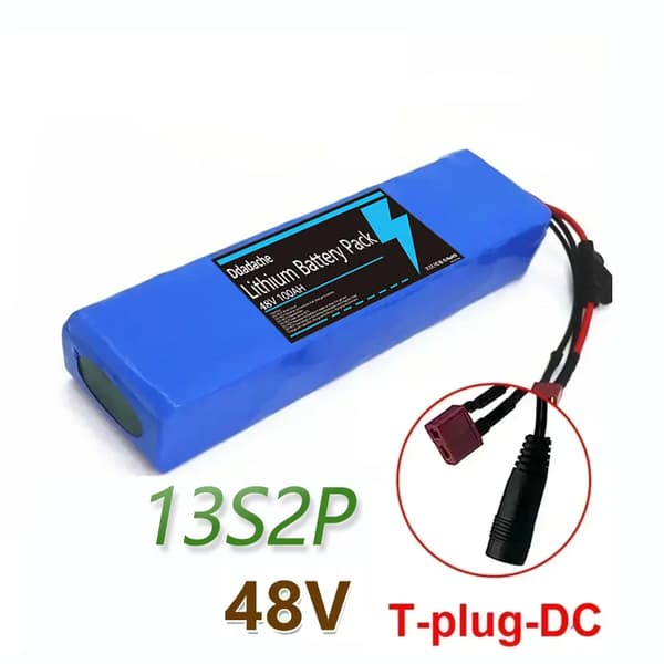 Lithium-ion batteripakke, 100 Ah kapacitet, 48V konfiguration,T-DC