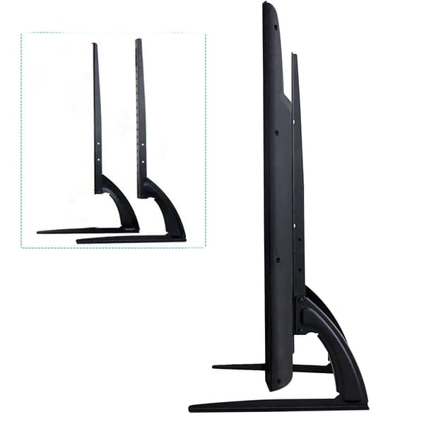 TV-ställ, Justerbar Höjd, Triangulär Bas, Stöder 32-70 Tum TV-apparater, Maximal Viktkapacitet 100 lbs, Metall- och Plastkonstruktion