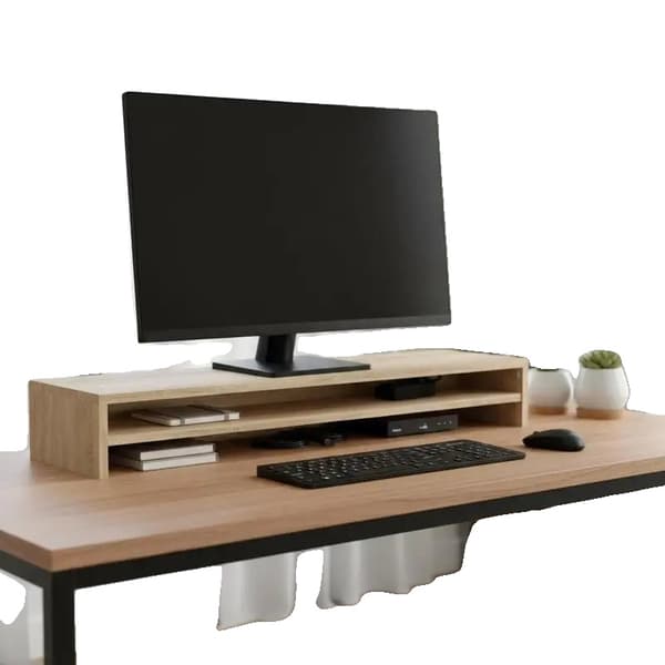 Skärmställ, Ergonomisk Design, Platsbesparande,GRÅ