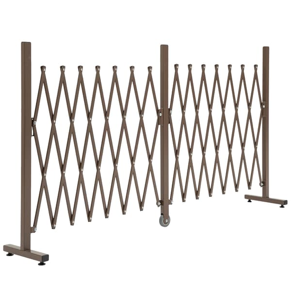 Trädgårdsstängsel, Aluminiumlegering, Hållbar Design, Brun