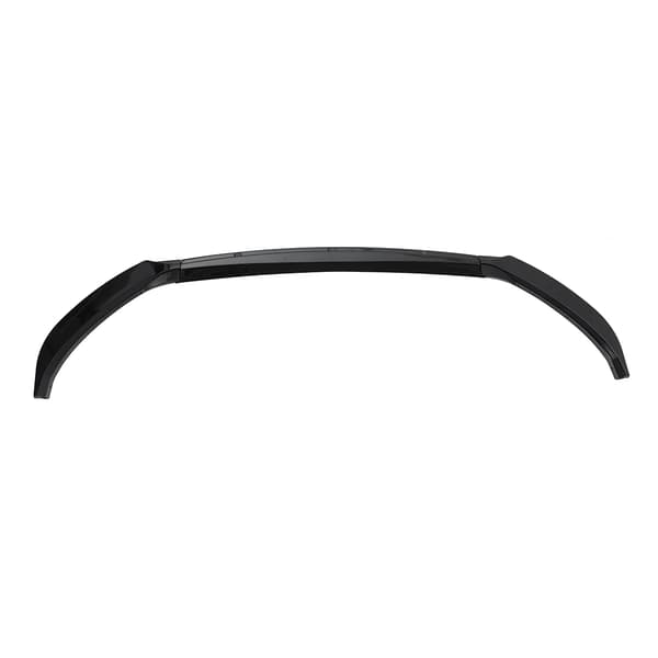 Front Bumper Splitter, ABS Plast, Enkel Installation, Svart