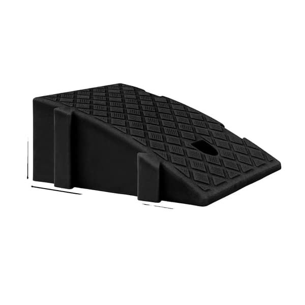 Kantsten Ramp, Belastning 1,5T, Bærbar Design,sort