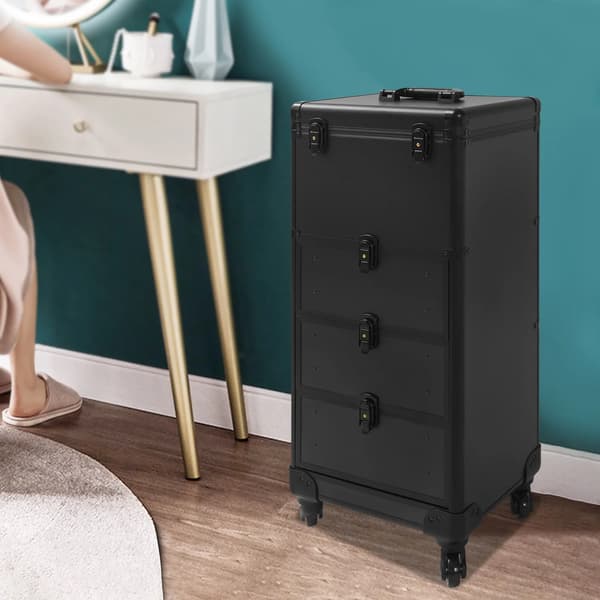 Makeup Organizer, Holdbare Materialer, Stilfuldt Design,sort