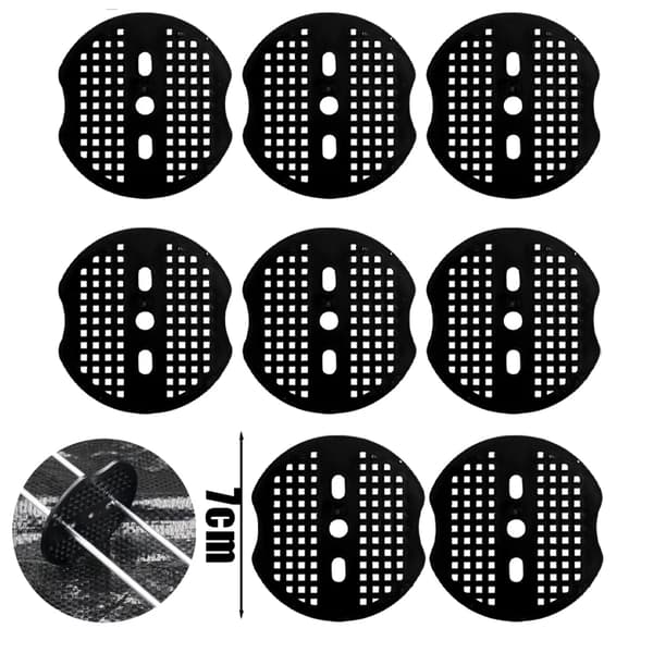 Haveartikler, Holdbart Plastik, Sikker Jorddækning,sort-b, 100PCS-a