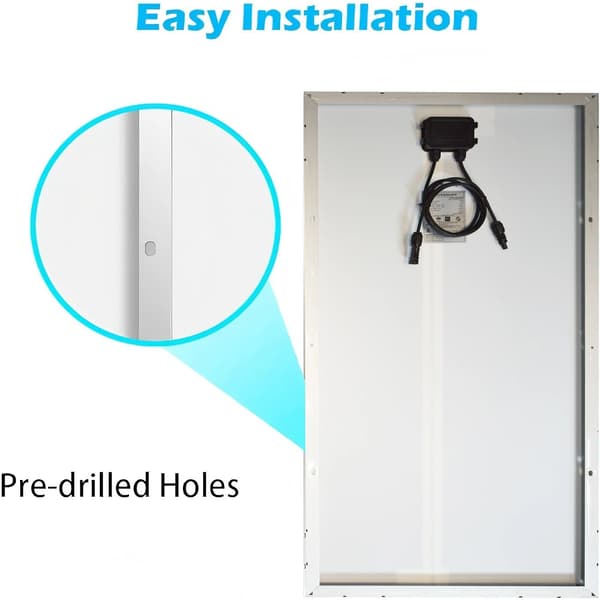 Solpanel, Hög Effektivitet, Hållbar Design,1Pcs 120W Panel
