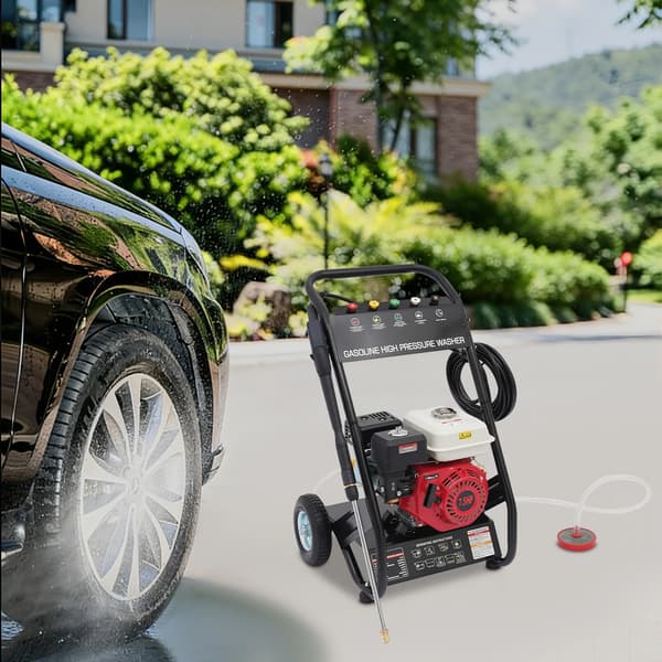 Højtryksrenser, 7,5 HK Motor, 5 Dyseindstillinger,EU, sort